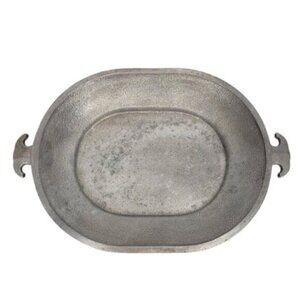 Vintage Guardian Service 14" Aluminum Oval Serving Tray Cooking Roasting…
